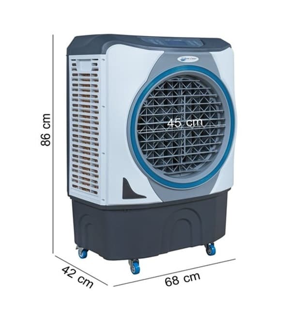 CLIMATIZADOR DE AR 045LT 110V210W BEM-ESTAR VAZÃO-4.500M3/H ATÉ 50M2 UMIDIFICADOR PORTATIL BE4500 DIGITAL C/REM 3VEL