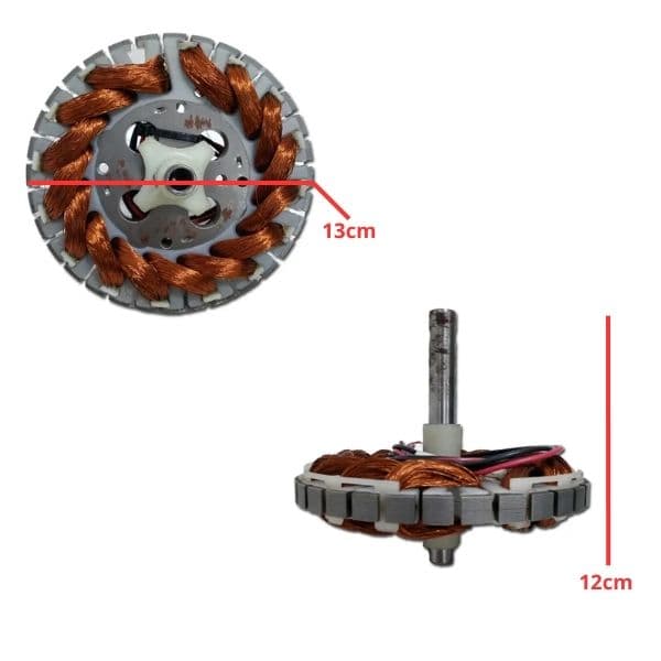 ESTATOR BOB MOTOR VENTILADOR TETO VENTI-DELTA 220V LIGHT/SUPER/MAGNES/MONTANA/SPOT C/CAP-04,0UF / 03,0UF-P/VINTAGE 220V