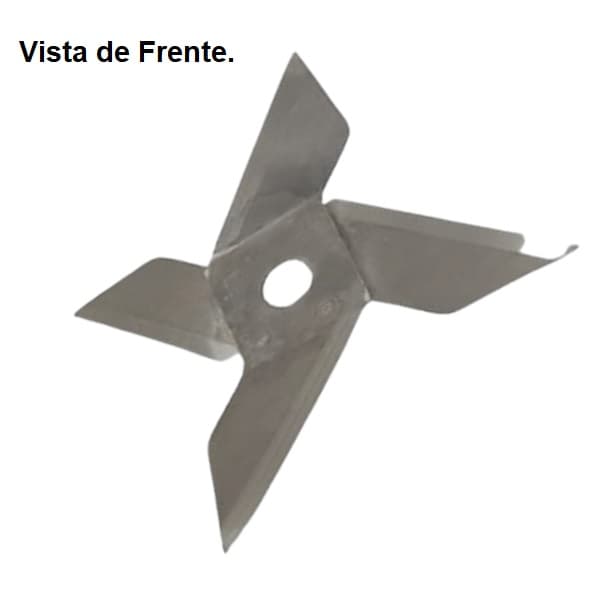 CONJUNTO DE LÂMINAS P/LIQUIDIFICADOR JL COLOMBO 02,0LT 03,5LT E 04,0LT BR-BAIXA ROTAÇÃO - HÉLICE DO LIQ BR DE 2L 3,5L E 4LITROS - FACAS DE INOX