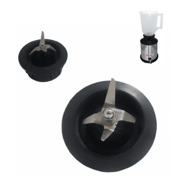 BASE DO COPO LIQUIDIFICADOR VITALEX 01,5LT AR-ALTA ROTAÇÃO - TRITURADOR 3a Geração C/MANCAL EIXO LÂMINAS - *SEM ARRASTE/AMORTECEDOR DE PARTIDA