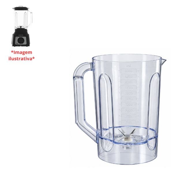 COPO P/LIQUIDIFICADOR VENTISOL AGRATTO TURBO 15 03,2LT ALQN05 AR - JARRA CRISTAL 02,5LT