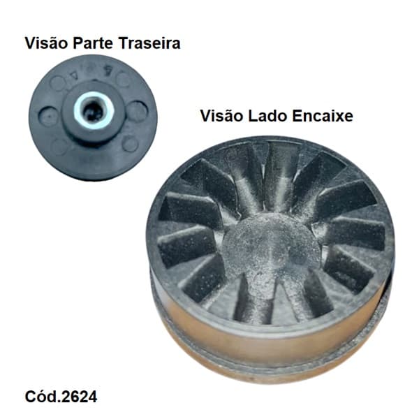 ARRASTE MANCAL DO LIQUIDIFICADOR VITALEX 2,0 A 10,0LITROS BAIXA ROTAçãO - AMORTECEDOR DE PARTIDA DO MOTOR PORCA 10,0MM - APENAS PARTE MOTOR - LIQ. IND