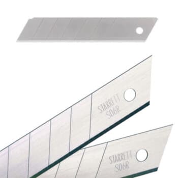 LAMINA P/ESTILETE MELFI/STARRET 18MM - VENDIDA P/UNIDADE 1=1 LAMINA AVULSA