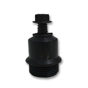 SOQUETE P/LUMINÁRIA VENTILADOR DE TETO LOREN SID PÉROLA PRIMOR PLATUN REQUINTE - SPIRIT GLOBO VT202 VT302 - C/NÍPEL C/ROSCA P/FIXAÇÃO