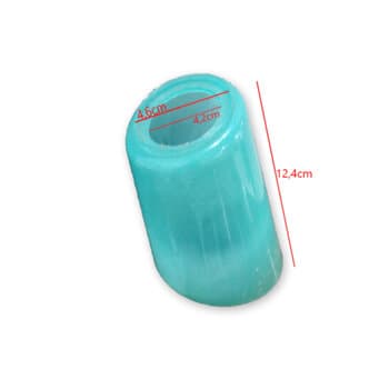 GLOBO TULIPA PL PATA VERDE ESMERALDA - TULIPA P/VENTILADOR DE TETO VENTI-DELTA - ENCAIXE EM SOQUETE 4,2CM *SALDÃO AMARELADA*