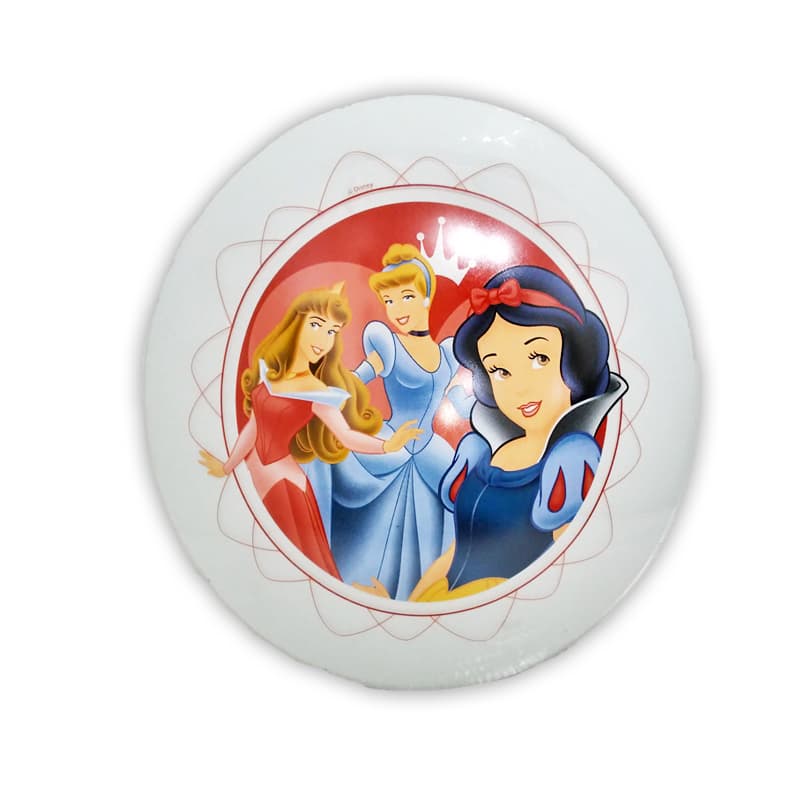 GLOBO CÚPULA 30CM P/VENTILADOR INFANTIL STARTEC TEMA PRINCESAS - VIDRO D.300MM - foto 1 de 1
