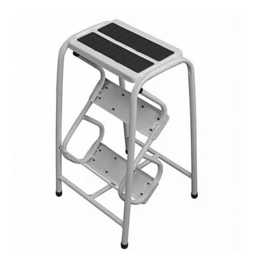 ESCADA DE METAL DOMESTICA 03 DEGRAUS BANQUETA DOBRAVEL - UTILACO USO RESIDENCIAL - UDM0400 A590XL340MM C/03-DEGRAUS - foto 1 de 2