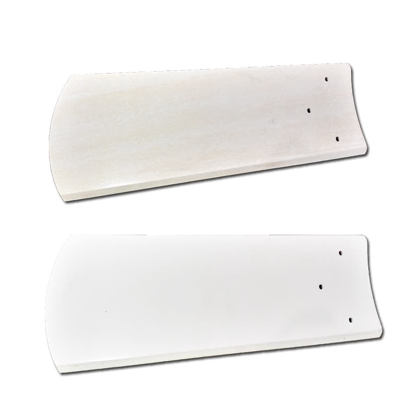 Pá MADEIRA PARA VENTILADOR DE TETO VENTI-DELTA GARRA GRANDE - Pá MDF MODELO GóTICA DUPLA FACE BRANCA/AREIA * SALDÃO NÃO ESTÃO 100% PERFEITAS - foto 1 de 1
