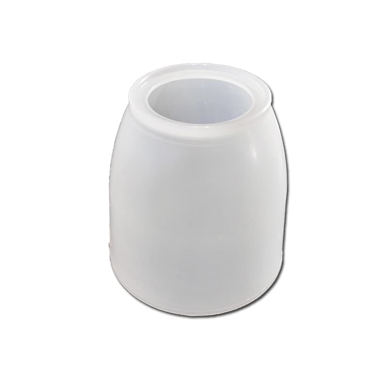 GLOBO CUPULA TULIPA PLASTICA COPO LISA CONICA TRANSPARENTE P/VENTILADOR DE TETO - ENCAIXE EM SOQUETE 4,5CM APROX... - *VENDIDO P/UNIDADE - foto 1 de 2