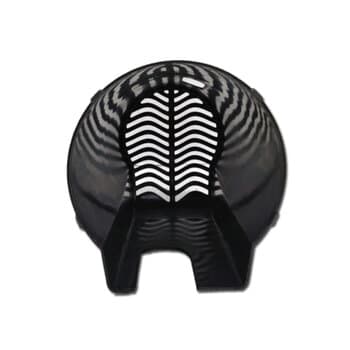CAPACETE DO MOTOR P/VENTILADOR VENTISOL 60CM PAREDE NEW NOTOS COR PRETA - CAPA PLASTICA P/VENTILADOR DE PAREDE VENTISOL NEW