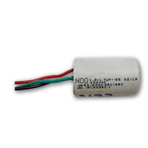CAPACITOR 003,0UF 3FIOS 1,3+1,70MF 400VAC - P/VENTILADOR DE TETO LOREN SID 220VOLTS / VENTILADOR TRON VOLARE LATINA - EXAUSTOR VENTISOL 30CM - foto 1 de 1