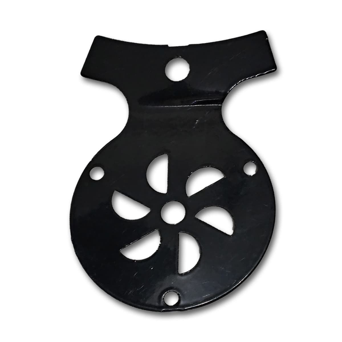 GARRA SUPORTE DE PÁ DO VENTILADOR DE TETO LOREN SID M1 M2 PRETA - VENDIDA P/UNIDADE - NÃO ACOMPANHA PARAFUSOS+PORCAS - foto 1 de 1