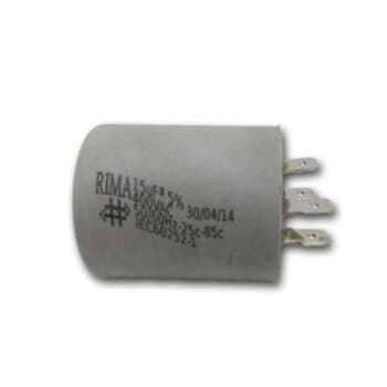 CAPACITOR 015,0UF RD 400VAC - P/PORTÃO ELETRÔNICO / CAPACITOR PARA MOTOR ELÉTRICO - MOTOR DE PORTÃO DE ELEVAÇÃO