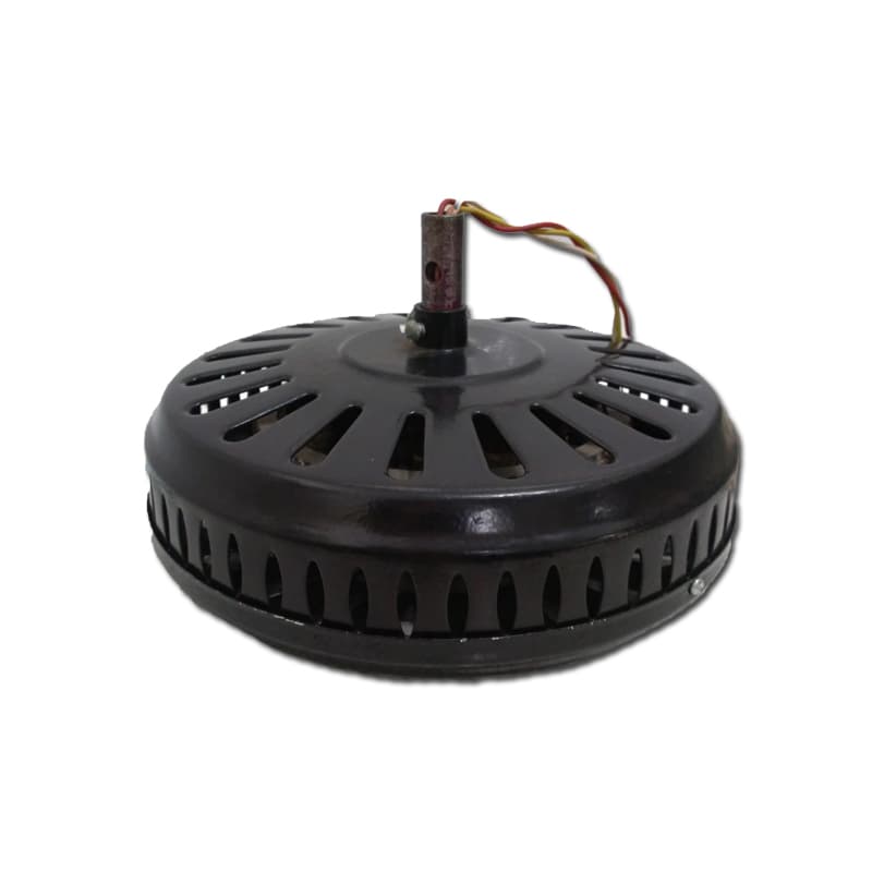 MOTOR P/VENTILADOR DE TETO SUPER CICLONE 110VOLTS COR PRETA MODELO P/4PAS C/ROSCA P/LUMINARIA EIXO 12MM - *USAR C/CAPACITOR 10,0UF - foto 1 de 3