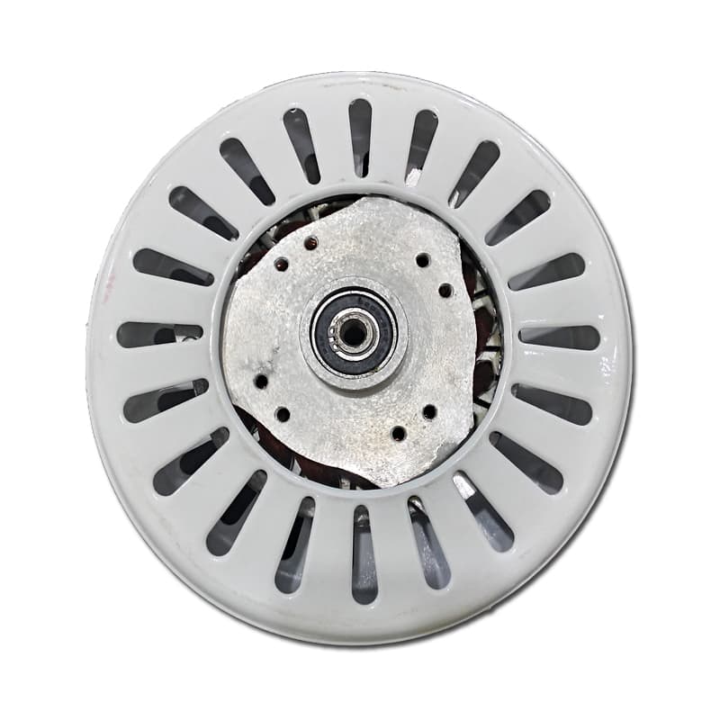 MOTOR P/VENTILADOR DE TETO SUPER CICLONE 220VOLTS COR BRANCA MODELO P/4PAS C/ROSCA P/LUMINARIA EIXO 12MM - *USAR C/CAPACITOR 03,0UF - foto 1 de 3