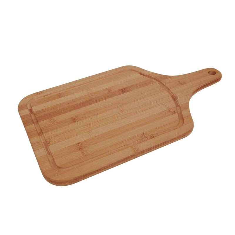 CONJUNTO CHURRASCO BAMBOO MOR - TáBUA 30CM X 50CM COM ALçA + GARFO TRINCHANTE + FACA CABO EM BAMBU E LâMINAS EM AçO INOXIDáVEL - foto 1 de 3