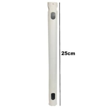 HASTE DE METAL P/FIXAR VENTILADOR TETO - BRANCO - COMP.25CM PADRAO VENTI-DELTA - DIÂM.5/8 - ARGE LOREN SID TRON