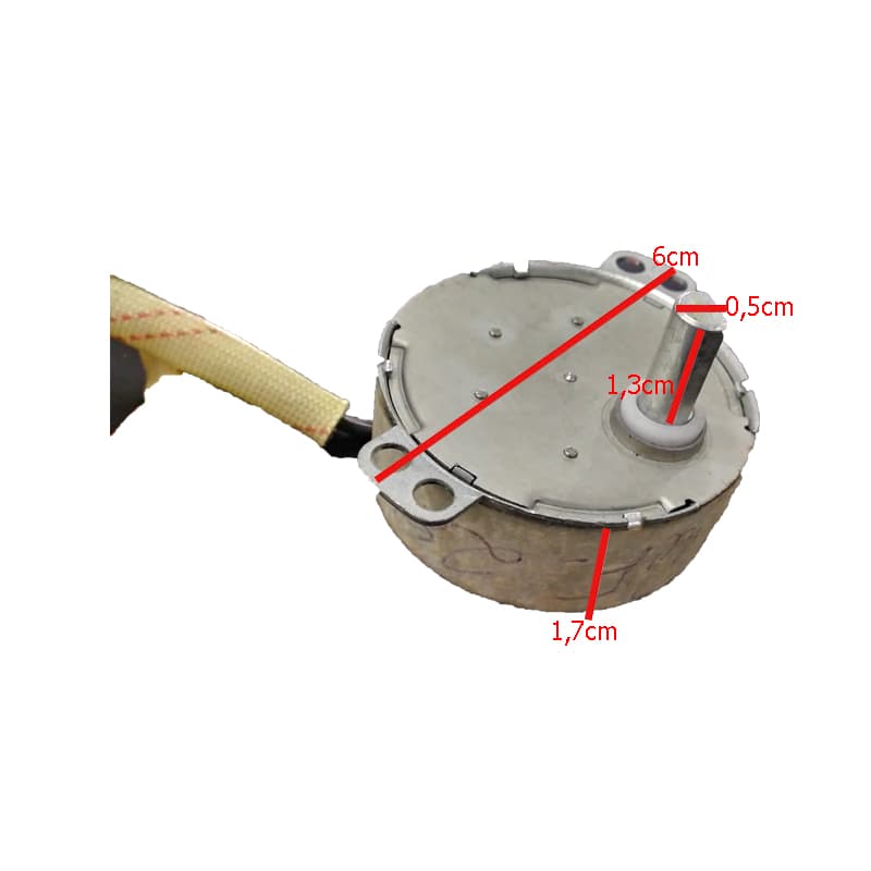MOTOR GIRO DO OSCILANTE SWING P/CLIMATIZADOR ROTOPLAST 110V - ROTO15 ROTO 15 ROTO-15 - SWING 110V - foto 1 de 2