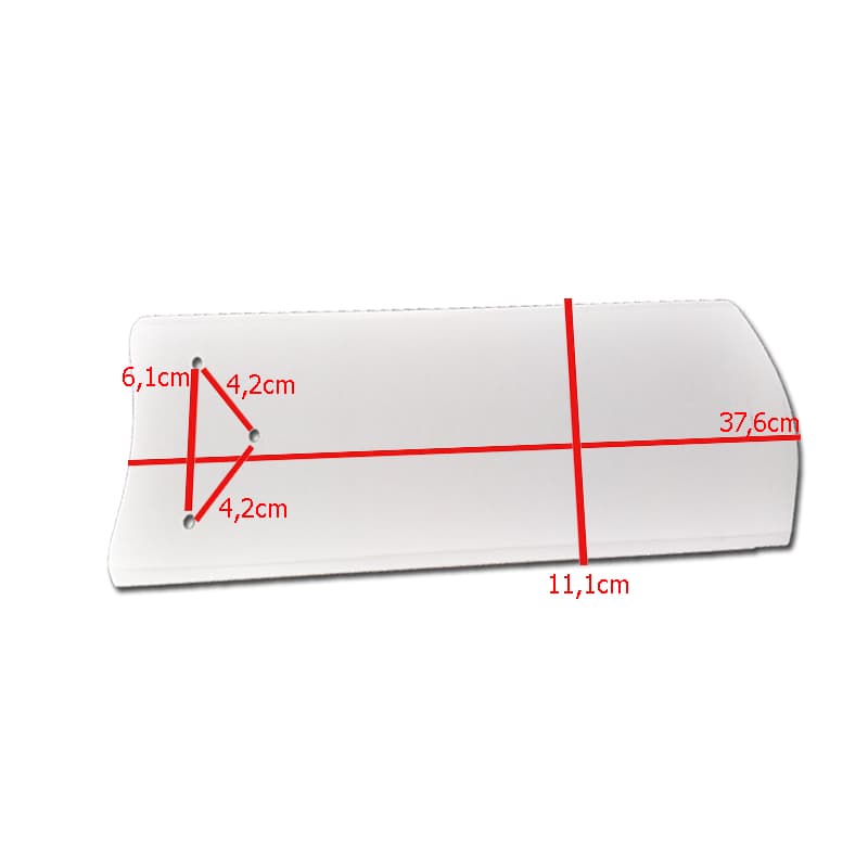 PA HELICE P/VENTILADOR DE TETO VENTISOL WIND LIGHT PETALOS - *KIT-03PAS MDF COR BRANCA - *P/MONTAR USAR GARRAS/SUPORTES - foto 1 de 3