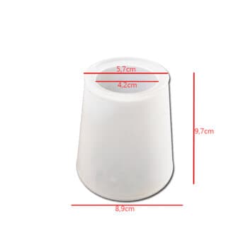 GLOBO CUPULA TULIPA PLASTICA COPO LISA RETA TRANSPARENTE PARA VENTILADOR DE TETO - ENCAIXE EM SOQUETE 4,5CM APROX... *SALDAO UM POUCO AMARELADAS