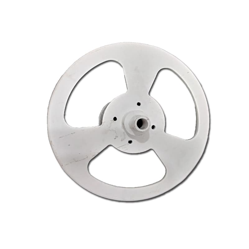PLAFONIER P/GLOBO PERA VENTILADOR DE TETO LOREN SID - COR BRANCA - ENCAIXE 10CM COM CAPA P/MIOLO DE SOQUETE - foto 1 de 2