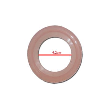 GLOBO TULIPA PL PATA ROSA CLARINHO - TULIPA P/VENTILADOR DE TETO VENTI-DELTA - ENCAIXE EM SOQUETE 4,2CM * SALDAO