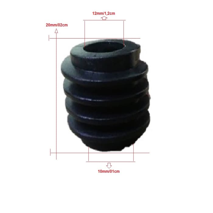 ENGRENAGEM ROSCA SEM FIM P/VENTILADOR DÔMINA 50/60CM 12MM ENCAIXE - ROSCA SEM FIM DOMINA OCTOPUS - ENCAIXE EM EIXO 12,0MM - foto 1 de 3