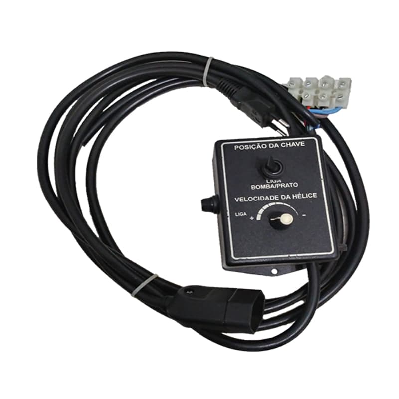 CHAVE COMANDO P/CLIMATIZADOR CLIMATTIZE FIX PLUS INDUSTRIAL 220VOLTS COMANDO DO CLIMATIZADOR FIX PLUS INDUSTRIASL C/CHICOTE ELÉTRICO - foto 1 de 2