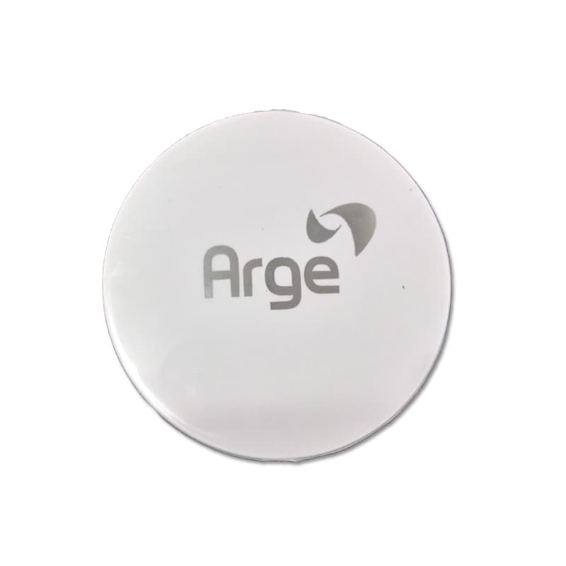 ACABAMENTO DA GRADE VENTILADOR ARGE MAX TWISTER STYLO BRANCO - BOLACHA COM OU SEM EMBLEMA LOGOMARCA ARGE - DIÂM.EXT.FRONTAL 13,3CM