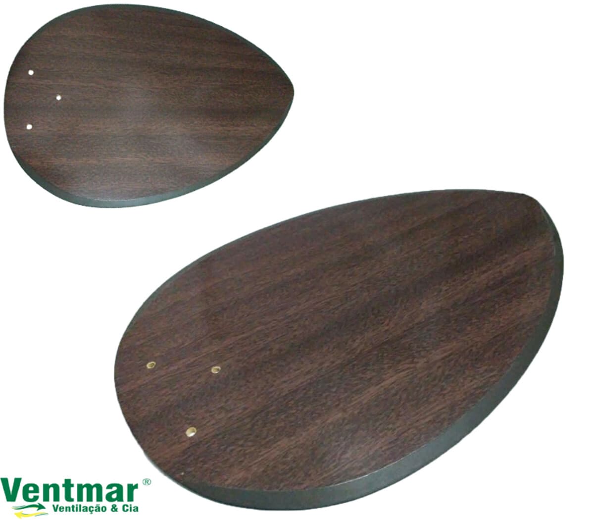 PÁ HÉLICE P/VENTILADOR DE TETO 3-FUROS MDF FOCUS PÉTALO TABACO -*VENDIDA P/UNIDADE- C/FURAÇÃO RIOPRELUSTRES VENTI-DELTA G/G VOLARE - foto 1 de 1