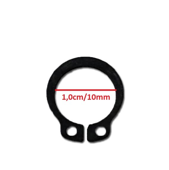 TRAVA ELÁSTICA DE METAL 1,0CM / 10MM P/FIXAR HÉLICE NO EIXO VENTILADOR LOREN SID 60CM / ARGE MAX 50CM - *VENDIDA P/UNIDADE - foto 1 de 2