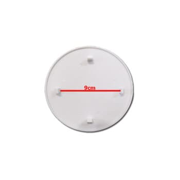 ACABAMENTO DA GRADE VENTILADOR VENTI-DELTA BRANCO - C/EMBLEMA LOGOMARCA PREMIUM OSCILANTE 4PINOS DE TRAVAMENTO