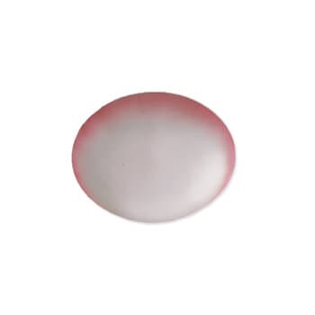 Globo Cúpula 25CM p/Ventilador Venti-Delta New Luna Colors Rosa - Vidro 250mm Murano Borda Rosa - TRON ÂMBAR MAX COLORS - MC2 Monte Carlo 25cm 250mm
