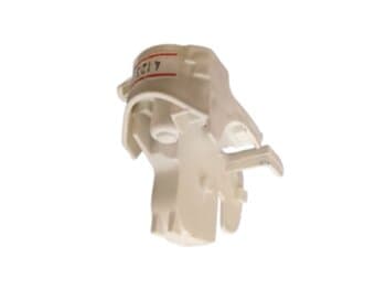 MECANISMO DO OSCILANTE SUPORTE DO MOTOR VENTILADOR BRITANIA ATUAIS TODOS COR BRANCA - SUPORTE DE ARTICULACAO VT OSCILANTE - ENCAIXE PINO 10,0MM