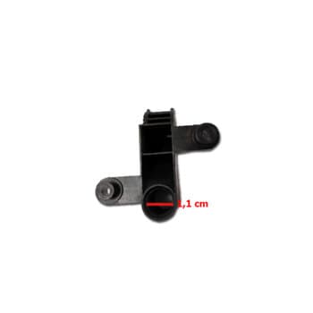 MECANISMO DO OSCILANTE SUPORTE DO MOTOR VENTISOL ANTERIOR BR2 40/50/60CM - COR PRETA - SUPORTE DE ARTICULACAO VT OSCILANTE - ENCAIXE 00,0MM