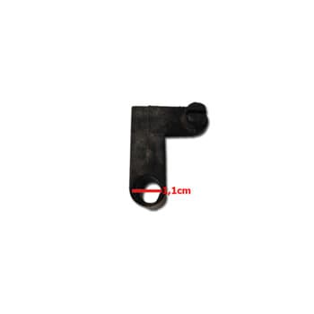 MECANISMO DO OSCILANTE SUPORTE DO MOTOR VENTILADOR TRON 50/60CM ANTIGO - COR PRETA - SUPORTE ARTICULADOR DO MOTOR VT OSCILANTE - ENCAIXE 11,0MM