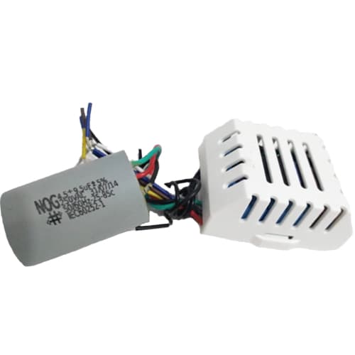 MÓDULO RECEPTOR P/CONTROLE REMOTO VENTILADOR ALISEU 110V14,0UF BLUETOOTH TERRAL - P/KIT IC55 PLUS 110V CAP.3F 4,5+9,5UF - *APENAS O RECEPTOR C/CAPACI