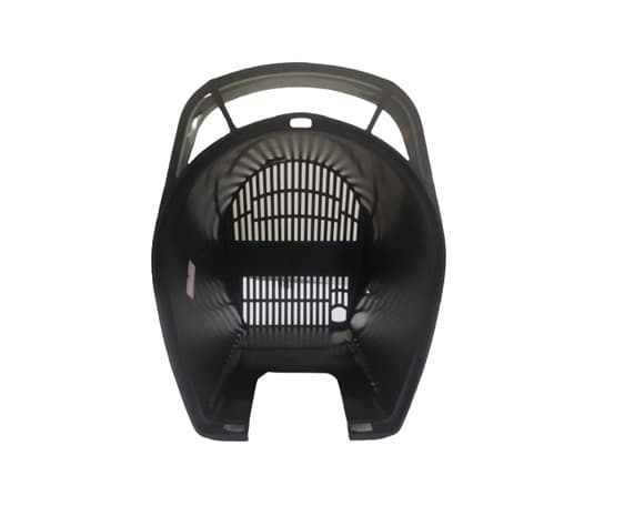 CAPACETE DO MOTOR P/VENTILADOR DÔMINA 50/60CM PRETO - CAPA PLASTICA DO MOTOR COR PRETA - foto 1 de 5