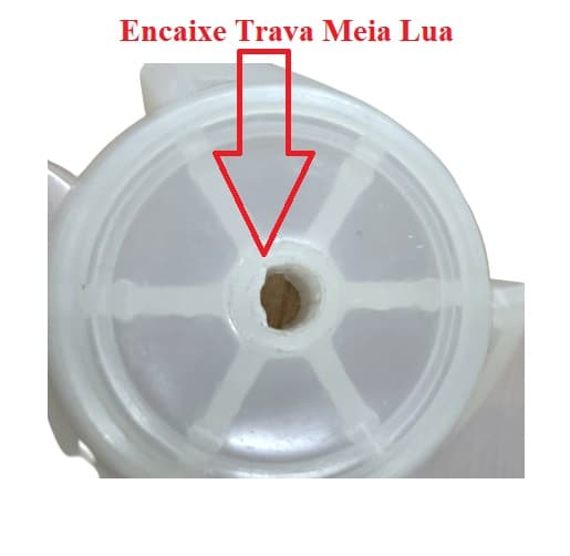HELICE DE 40CM P/VENTILADOR BLACK E DECKER 40CM 3PAS TRANSPARENTE - PONTA MEIA LUA E-10,0MM C/T.TRASEIRA - HELICE VENTILADOR LOREN SID - foto 1 de 3