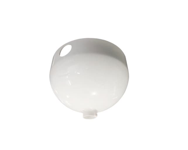 CANOPLA PLASTICA SUPERIOR BRANCA P/VENTILADOR DE TETO VENTISOL FLOW VORTICE FENIX - UTILIZADA COM SENSOR P/CONTROLE REMOTO - foto 1 de 4