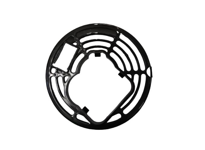 CAPACETE DO MOTOR DO VENTILADOR LOREN SID ORBITAL 30/40/50/60CM CAPA PLáSTICA COR PRETA - foto 1 de 4