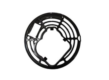 CAPACETE DO MOTOR DO VENTILADOR LOREN SID ORBITAL 30/40/50/60CM CAPA PLáSTICA COR PRETA