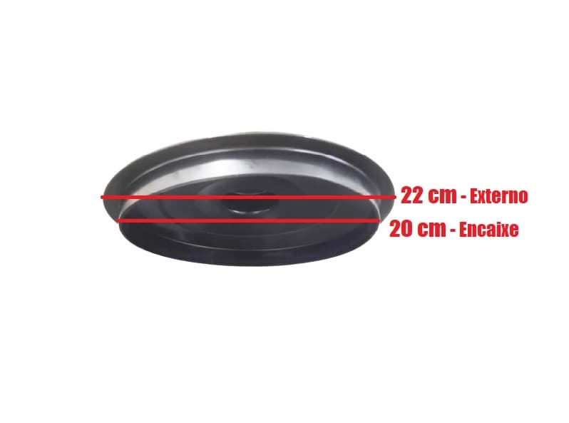 TAMPA PLáSTICA LIQUIDIFICADOR VITALEX DE 4 - 6 - 8 OU 10 LITROS - ENCAIXE 19,50CM - TAMPA PARA LIQUIDIFICADOR DE ALTA OU BAIXA ROTAçãO DE 4 A 10LITROS - foto 1 de 3