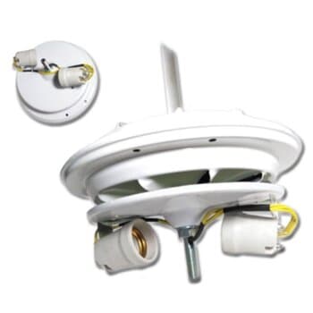 MOTOR P/VENTILADOR DE TETO LATINA 220V130W 03,0UF MODELO SILENZIO LUMEN VT633 VT673 - COM HASTE COM PLAFON+SOQUETES - *APENAS O MOTORMOTOR P/VENTILADO