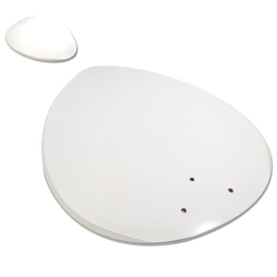PÁ HÉLICE P/VENTILADOR DE TETO - MDF COR BRANCA - MODELO FOCUS PETALO SERVE P/RIOPRELUSTRES -*VENDIDA P/UNIDADE - foto 1 de 3