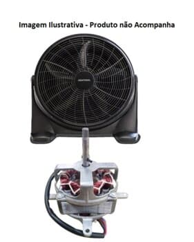 MOTOR P/CIRCULADOR VENTISOL 50CM 110V 147W MOD CA01/CAP01 PREMIUM C/ESTATOR BOBINADO VENTISOL C/CAP.09,0UF - EIXO 8,0MM MONTADO C/ROL.0608