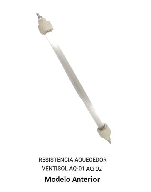 RESISTENCIA P/AQUECEDOR VENTISOL QUARTZO AQ-02 220V - LÂMPADA TUBO QUARTZO AQ02 400W ANTIGO C/PINO/PARAFUSO - *VENDIDA P/UNIDADE - foto 1 de 4