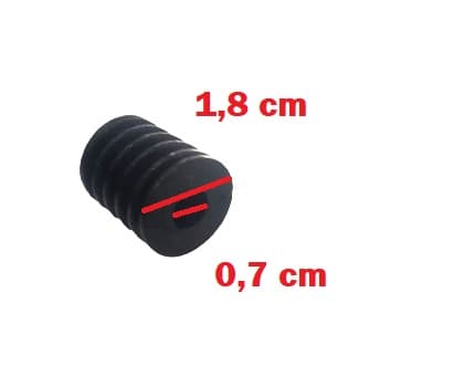 ENGRENAGEM ROSCA SEM FIM DO VENTILADOR LOREN SID OSCILANTE 30/40/50/60CM - PARA CAIXA DE ENGRENAGENS PADRãO INCLUSIVE ORBITAL - foto 1 de 4