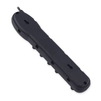 EXTENSãO FILTRO DE LINHA COM 5TOMADAS CABO PP 80,0CM 3X0,75MM 10A BIVOLTS COM 2-USB 5V/1A PRETA - FORCE LINE/FORCELINE