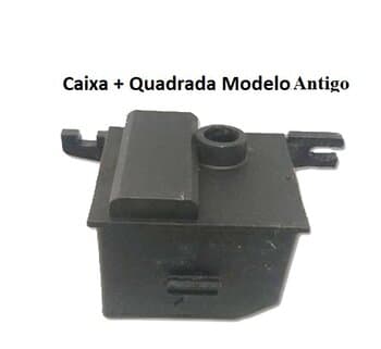 CAIXA DE ENGRENAGENS VENTILADOR ARGE 50/60CM A-10 A10 ANTIGA/MAIOR + QUADRADA ENCAIXE NA HORIZONTAL - SEM PINO PUXADOR SEM ROSCA SEM FIM